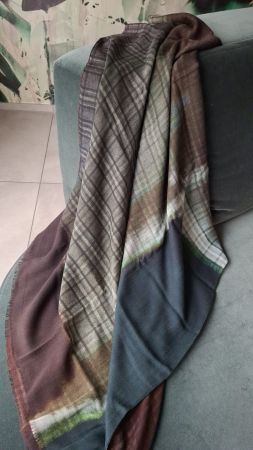 Neuer Wollschal 90x200 cm, 100 % Wolle, Made in Italy,