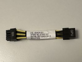 HPE GPU-Power Cable, 10-pin auf 8-pin, 869828-001/875097-001