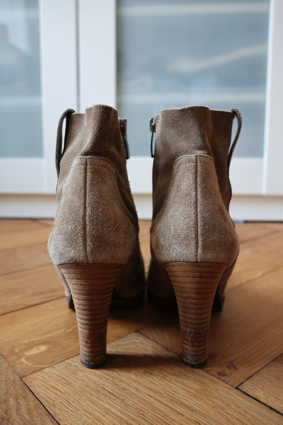 Paul Green Damenschuhe: Beige Wildleder-Stiefeletten – Gebraucht aus Winterthur von jul_v9wx 2