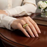 Vintage-Ring aus 18Kt massivem Gelbgold