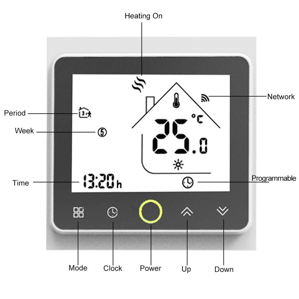 Riscaldamento: WIFI Digital Thermostat UP – Nuovo e nell'imballaggio originale da Stein am Rhein venduto da infrarot-bildheizung 1