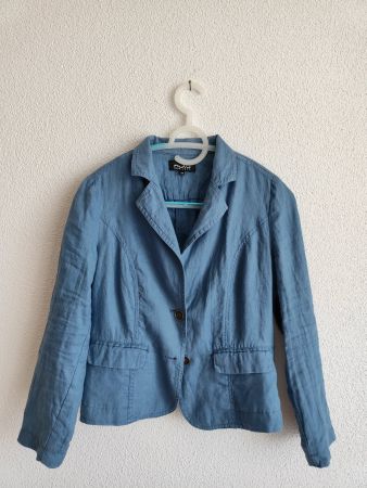 Damen Blazer, 100% Leinen  Gr. 34
