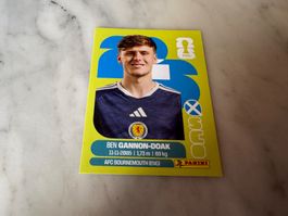 Panini FIFA Fussball WM 2026 Sticker Ben Gannon-Doak SCO 20
