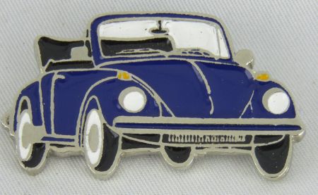 VW  CABRIOLET  -  Ansteck  PIN  -  Blau