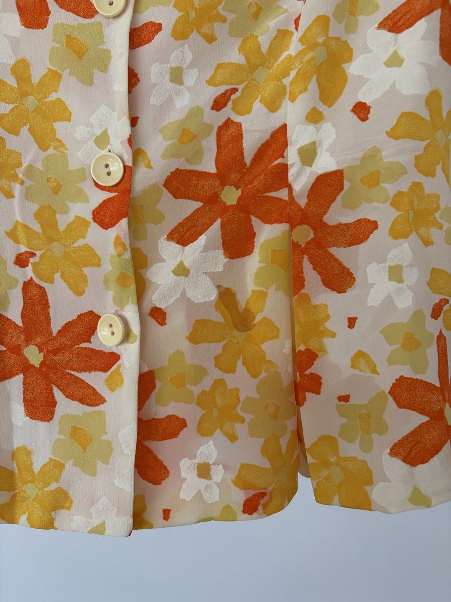 Blusen: Vintage Bluse, Seide, Blumenmuster – Gebraucht aus Zürich von Ambrette9 1