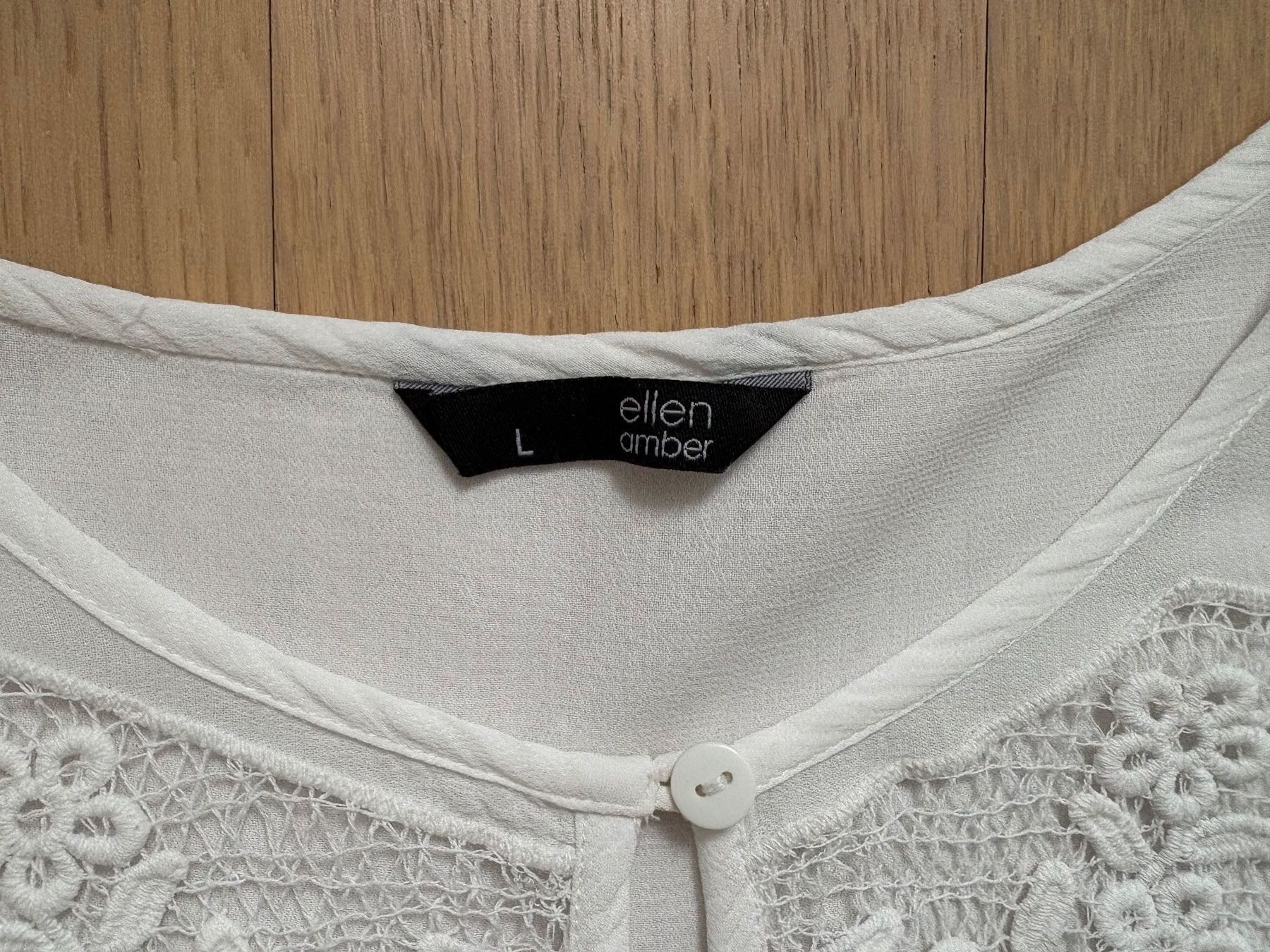 Ellen Amber Camicette: Bluse, Ellen Amber, weiss Gr.L – Usato da Gossau SG venduto da Black-Queen 4