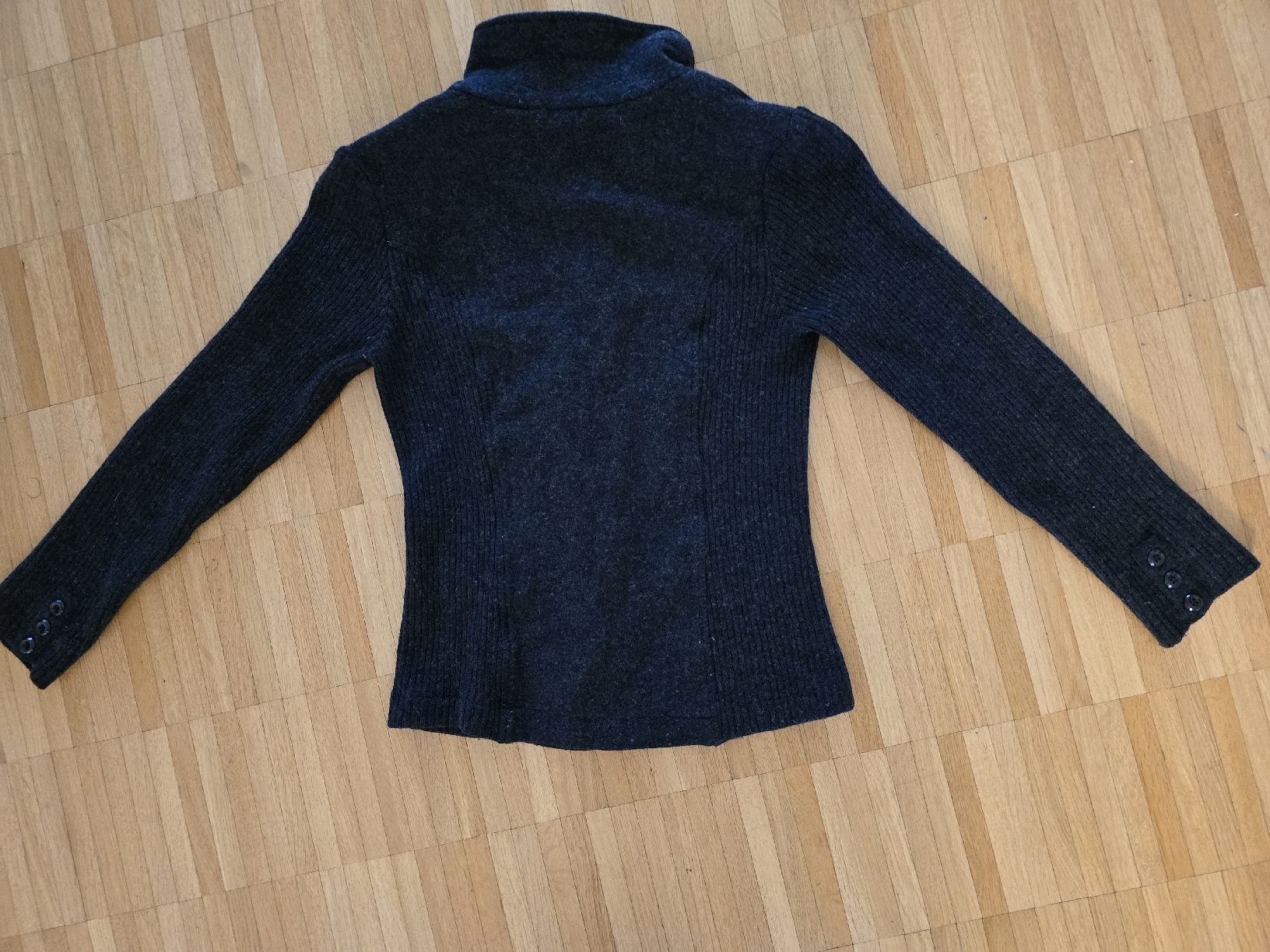Giacche: Wolle Strickjacke dunkelgrau – Usato da Laufenburg venduto da megane1959 2