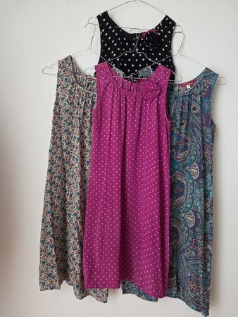 4 Silk Dresses – Size 36