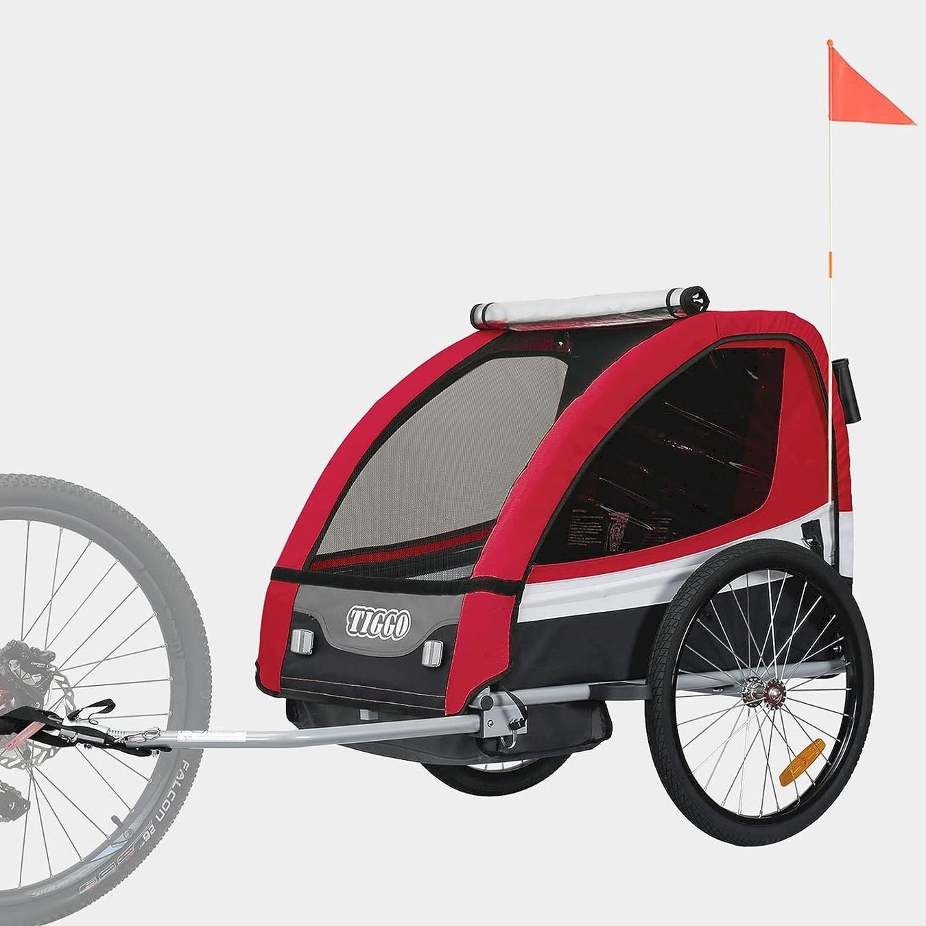 Rimorchi per biciclette: TIGGO 2 in 1 Kinderanhänger ROT – Nuovo e nell'imballaggio originale da Bottighofen venduto da zaap 6
