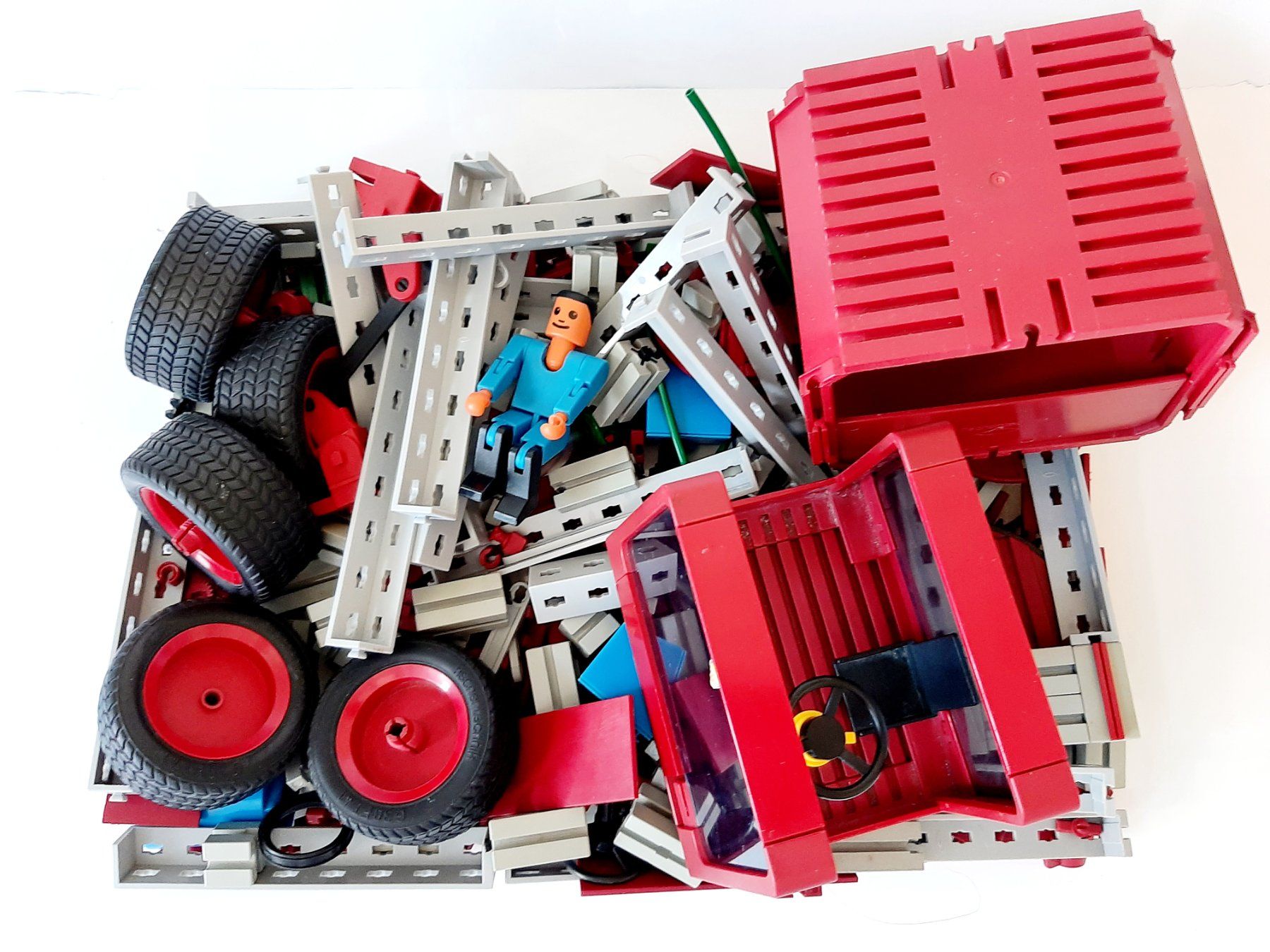 Fischer Kit di costruzioni: Fischertechnik Lastwagen und viele Ersatzteile – Usato da Flaach venduto da maj_w_ 3