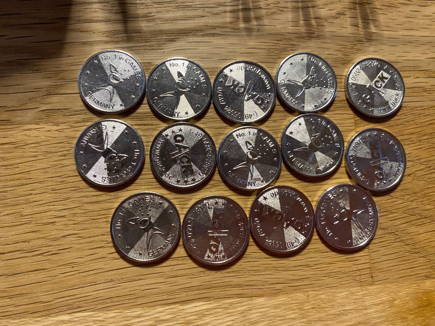 Medaglie: 29 Gack Spieljetons – Usato da Vilters venduto da Zwaergli13