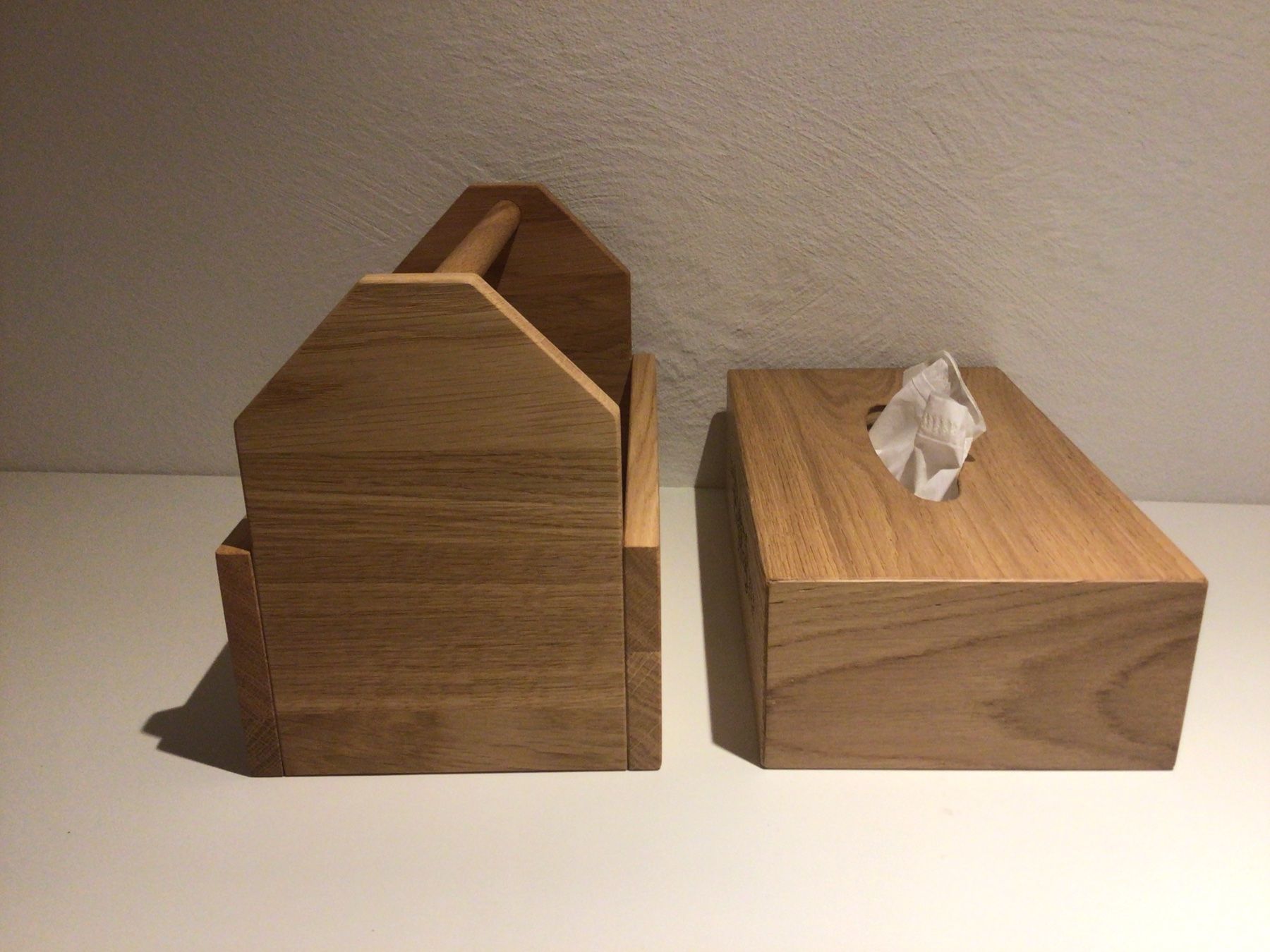 Articoli in legno: Geschenkkiste und Kleenex-Box – Nuovo (secondo la descrizione) da Benken SG venduto da Hagli76 3
