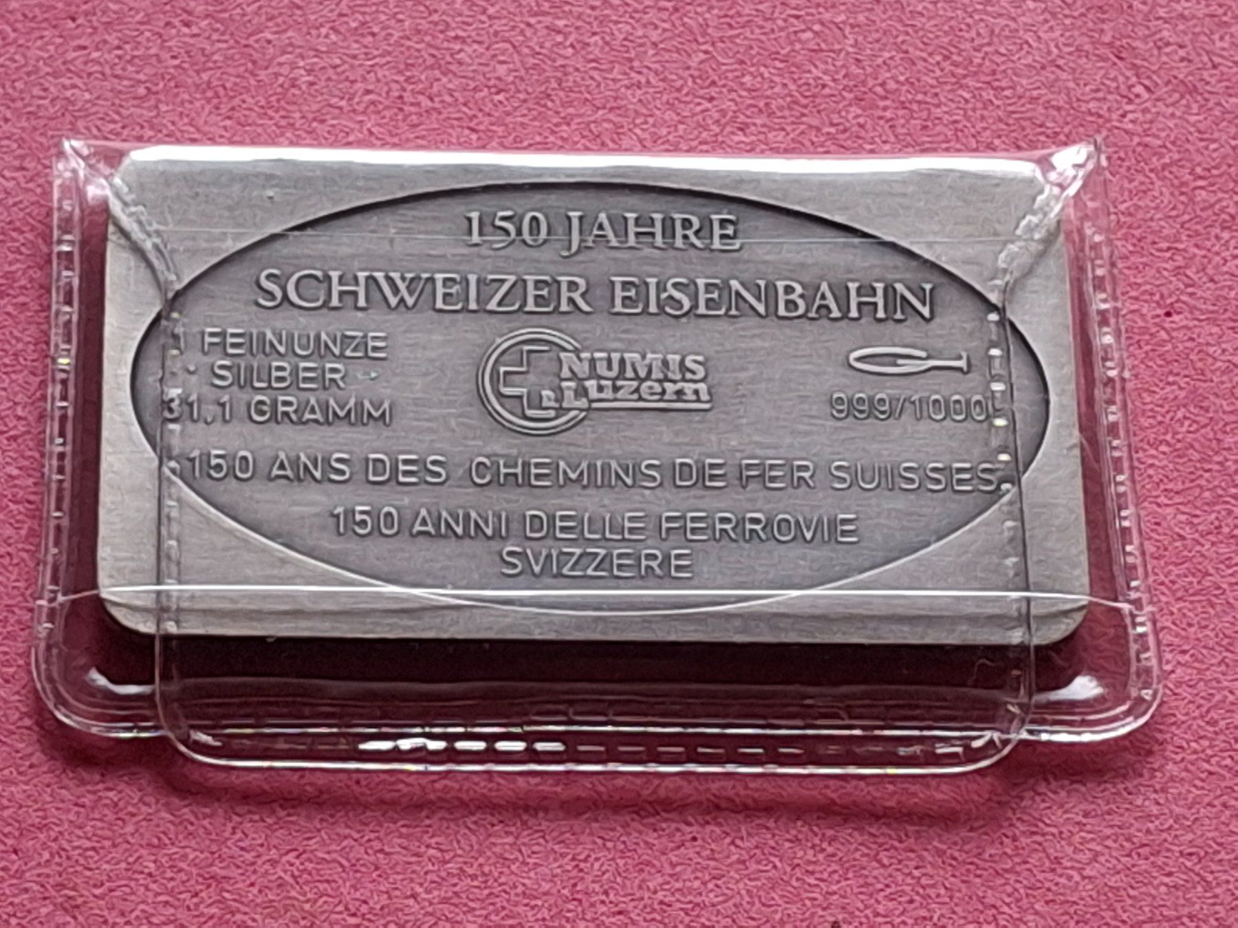 Edelmetalle: CH EISENBAHN - SCHÖLLENEN - OVP – Gebraucht aus Boniswil von dpd4coins 1