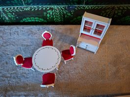 Alte, Vintage Möbeli von Lundby fürs Puppenhaus,Top Zustand!