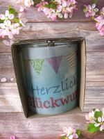 Windlicht "Herzlichen Glückwunsch" - Neu 🎁Top Geschenk