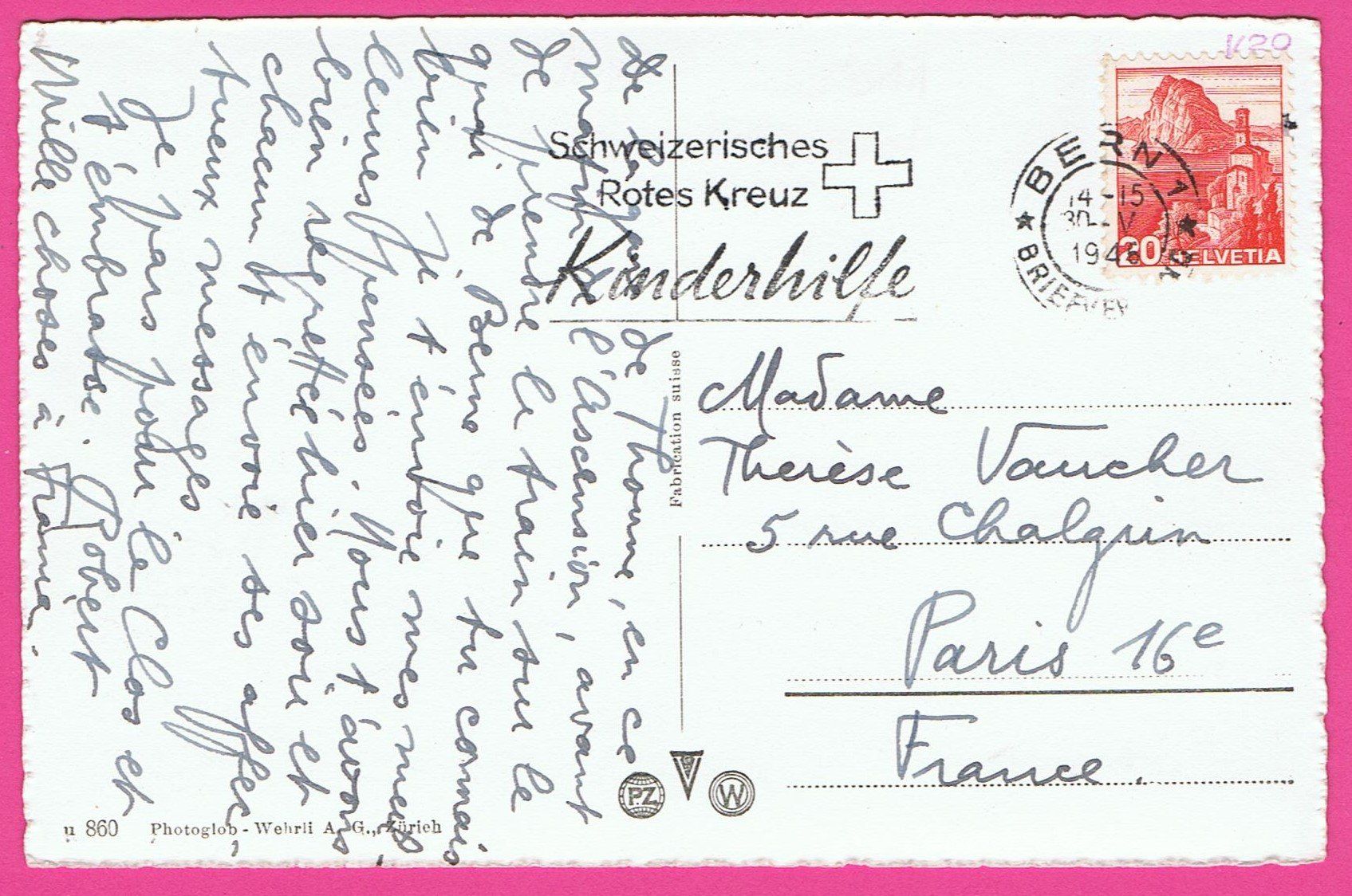 Cartes postales: Thun gel 1946 – D'occasion à Einsiedeln par dillie 1