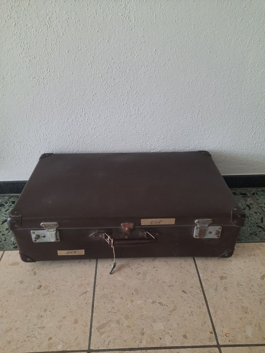 Valigie: Vintage 1950er Valise / Lederkoffer – Usato da Hombrechtikon venduto da BAZ-Vintage