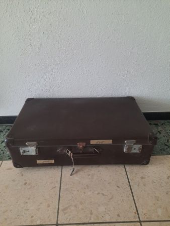Vintage 1950er Valise / Lederkoffer