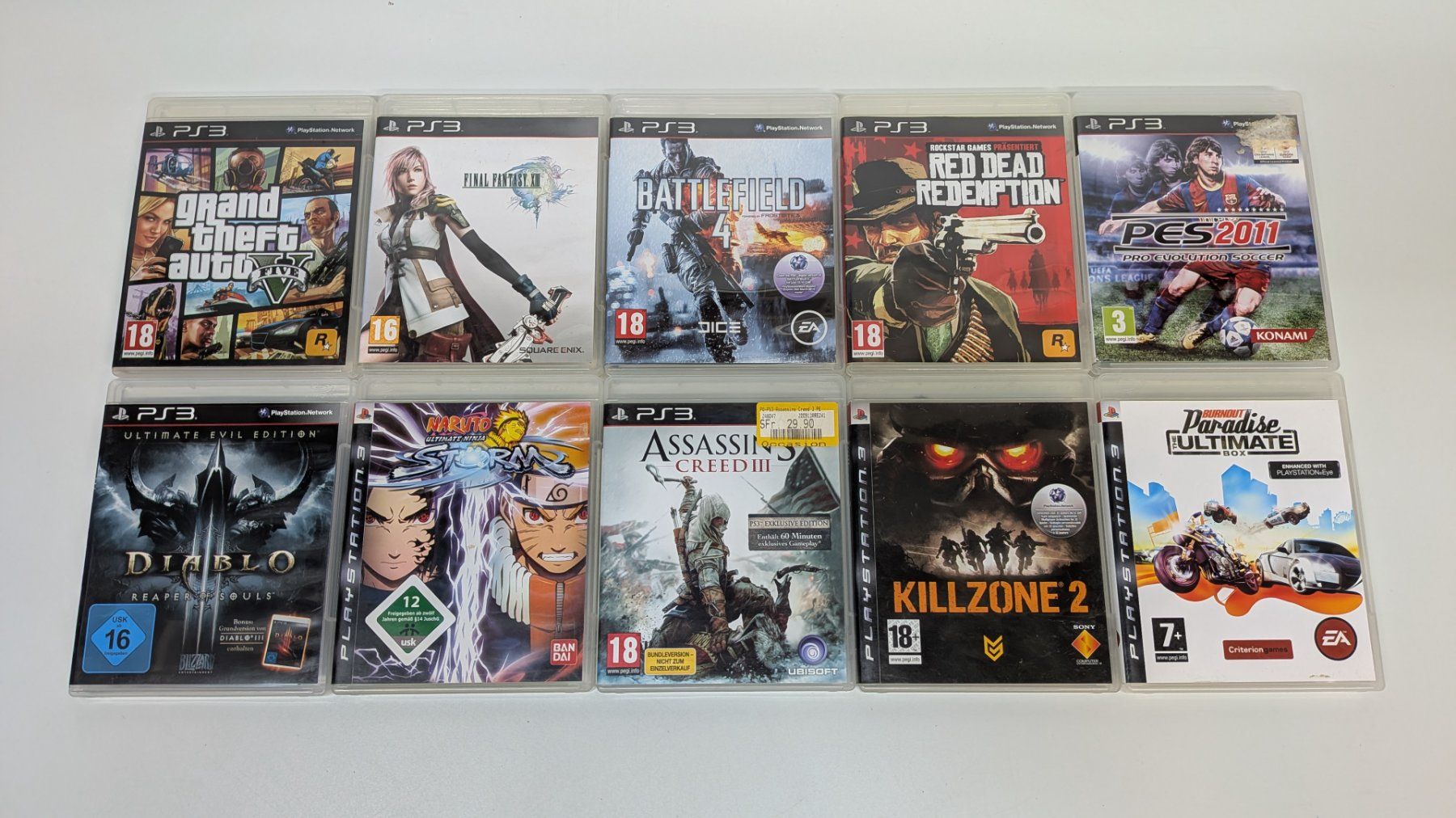 Sony Giochi: 20 PlayStation 3 Games, PS3 Sammlung – Usato da Menziken venduto da mame18 1