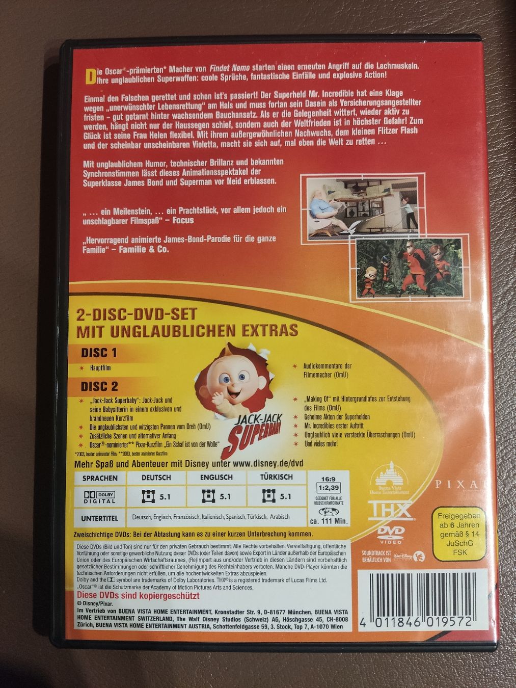 Alle DVDs: DVD Die unglaublichen – Gebraucht aus St.Erhard von himmelblau21 2