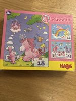 HABA 3+ Puzzles Unicorn Princesses 12 15 18 Pieces