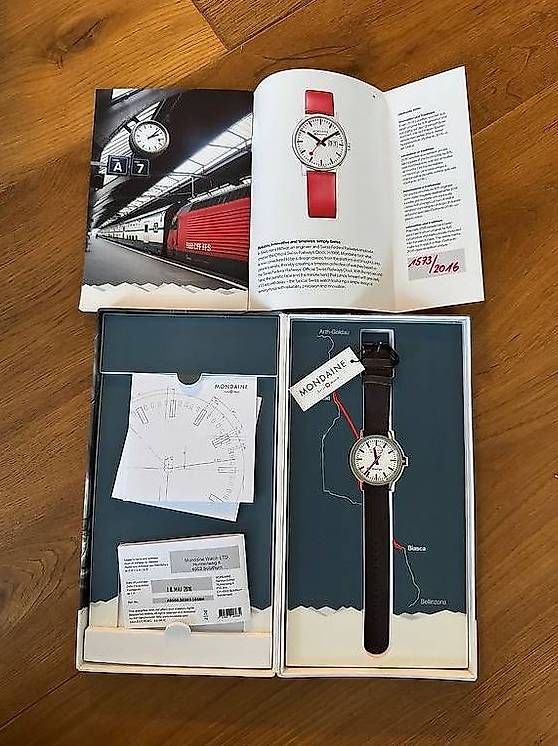 Mondaine Orologi: Mondaine Gottardo stop2go Limited Edition – Usato da Rütihof venduto da Dd2000 3