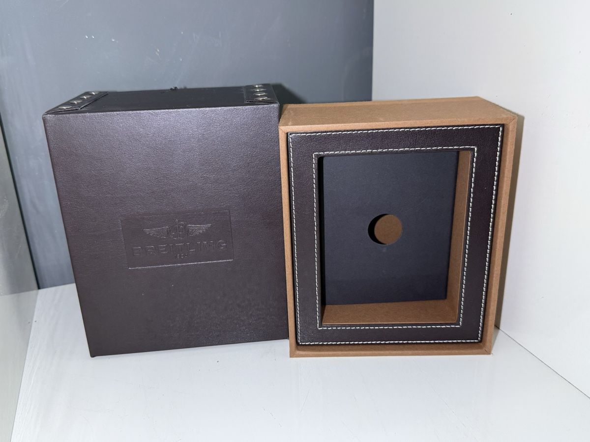 Breitling Orologi: Breitling Uhrenbox Leder braun  – Usato da Basel venduto da RoyalPerformance 5