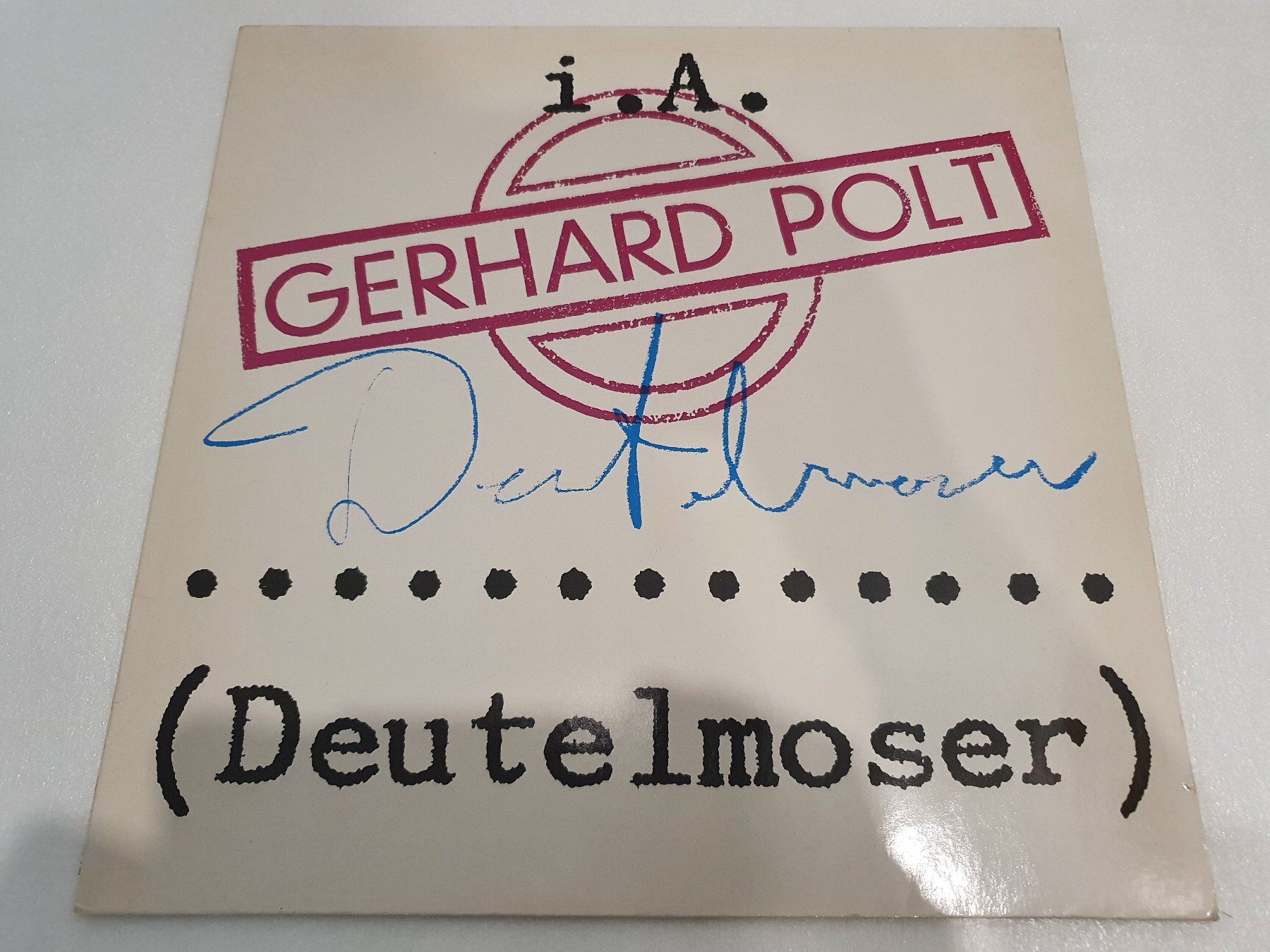 Schallplatten: Gerhard Polt – I. A. Deutelmoser – Gebraucht aus Uster von Vinyl-Leidenschaft