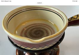 Vintage Caquelon  für gemütliche Fondue-Abende
