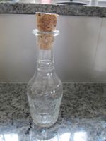 Hergiswiler Glas Vintage Glasflasche mit Korken