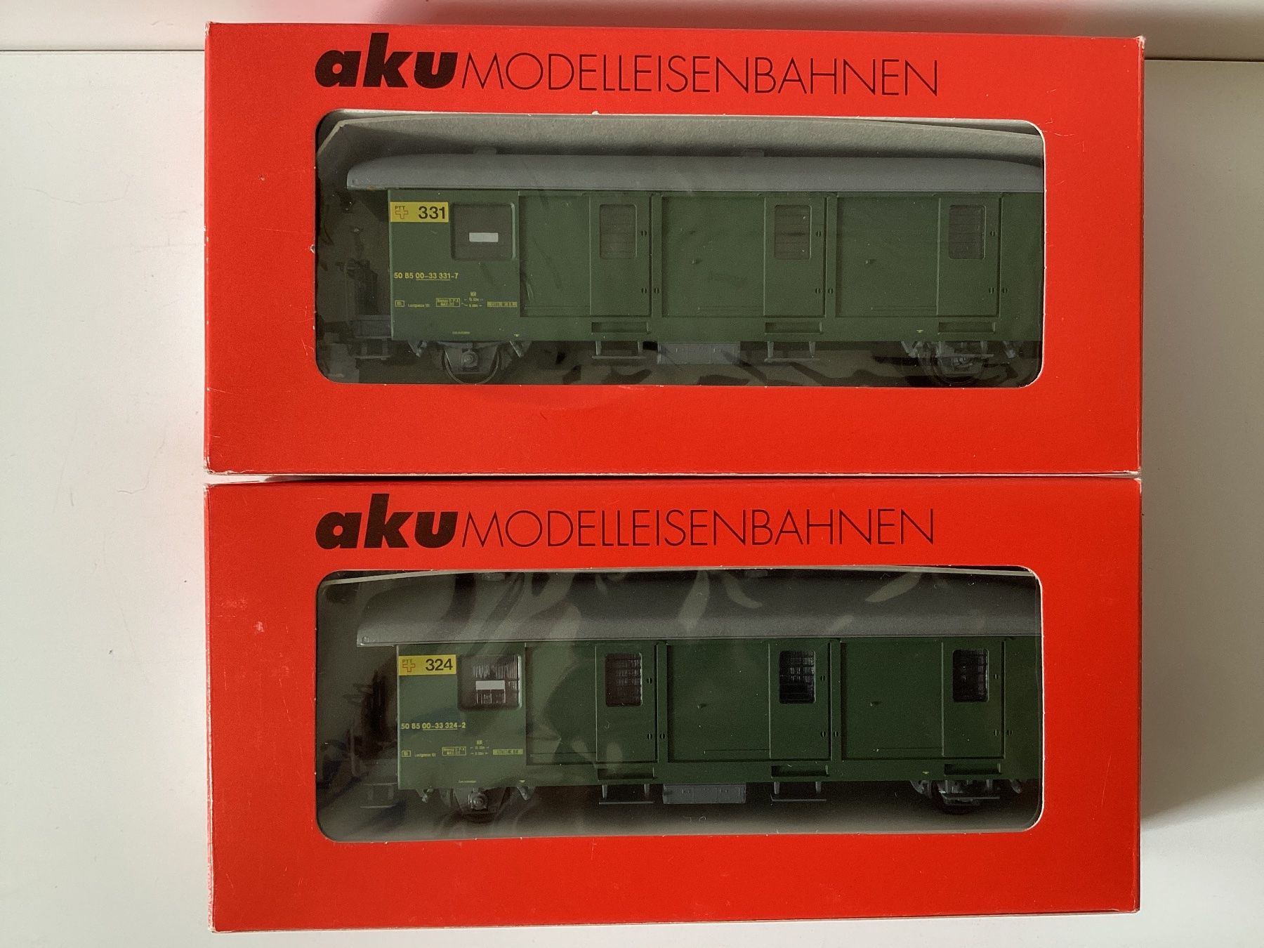 Aku Modellini di ferrovie: Aku Kull 4000F 4001F Post SBB 1:87 H0 – Usato da Effretikon venduto da simtek_de