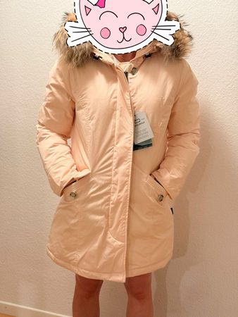Woolrich luxury Parka/Wintermantel Grösse M, Lachsfarbe. Neu