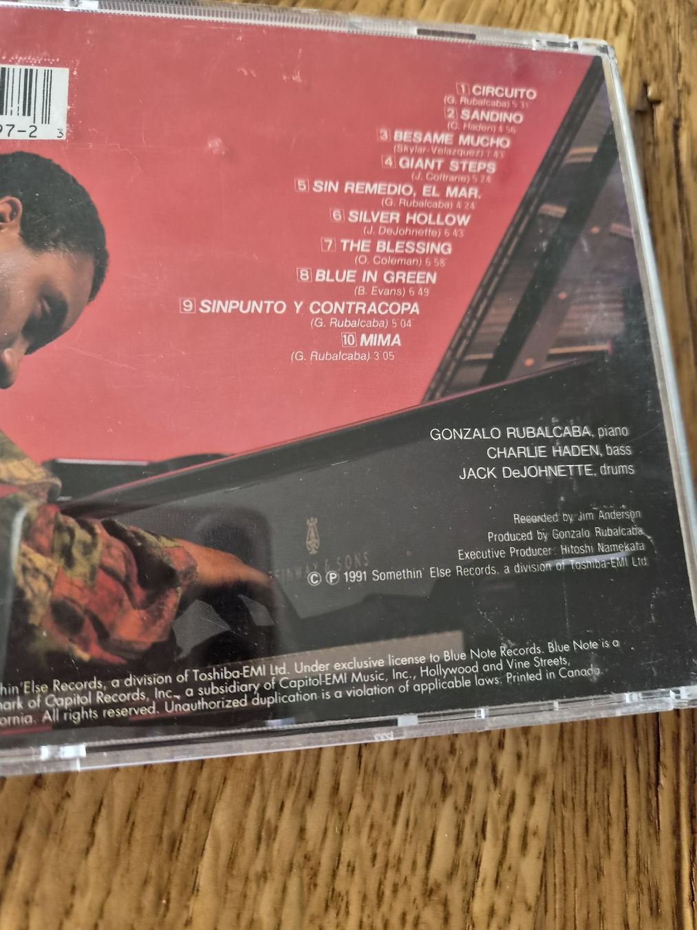 CD: GONZALO RUBALCABA THE BLESSING – Usato da Zofingen venduto da Tinpan 3