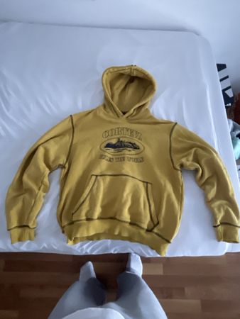 Corteiz Rules The World Hoodie gelb Grösse S