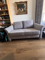 Sofa ausziehbar 2-Sitzer grau sehr guter Zustand