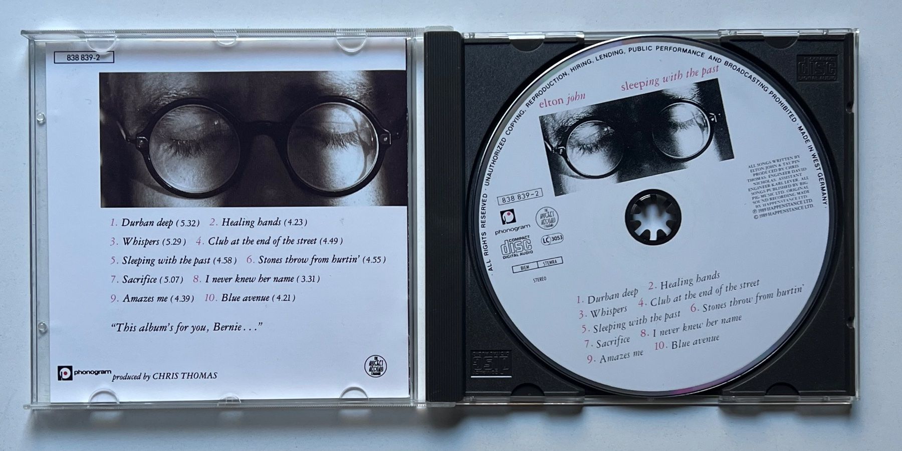 CD: Elton John / Sleeping With The Past – Usato da Näfels venduto da rottabi 2