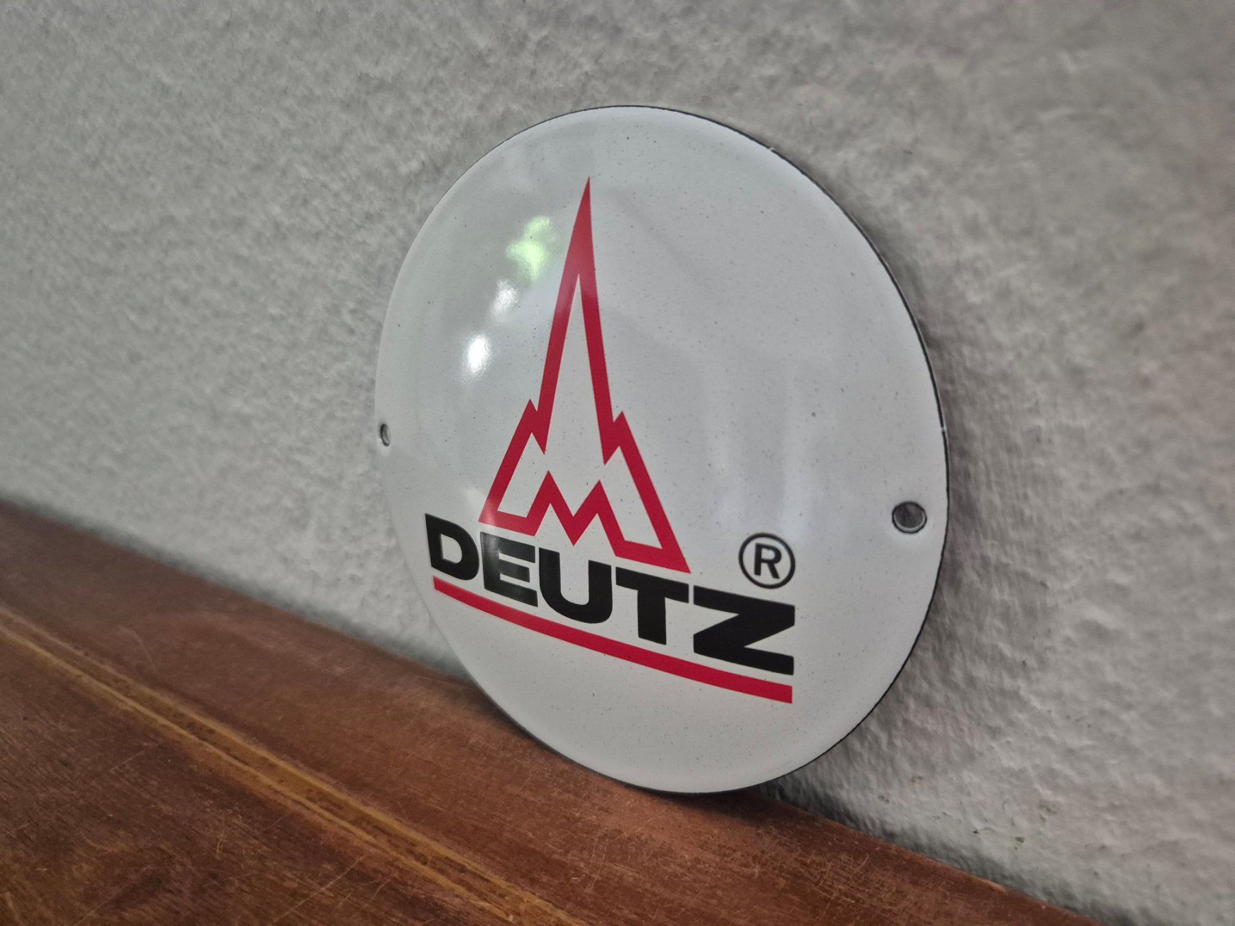 Insegne: Emailschild Deutz Traktor Werkstatt Service Emaille Schild – Nuovo (secondo la descrizione) da Schaffhausen venduto da pfanis09 3