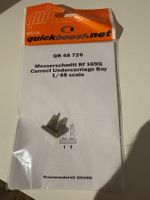 1/48 BF 109G CORRECT UNDERCARRIAGE BAY FÜR EDUARD