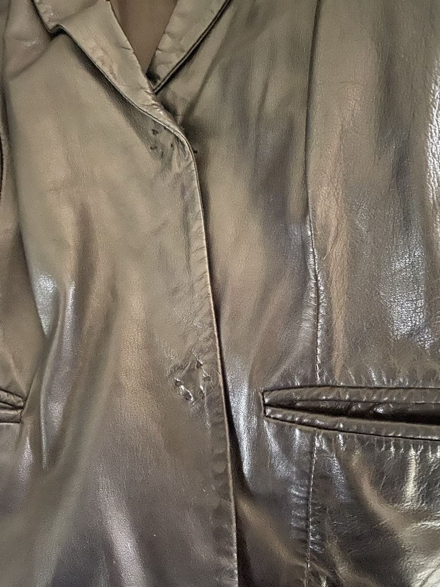 Marc Cain Jacken: Marc Cain Lederjacke Gr. N 4, echtes Lammnappa Leder. – Gebraucht aus Matten b. Interl von Kings-Fashion 5