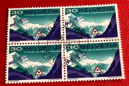 4 er Block Nr.451 mit VollStempel Bern  