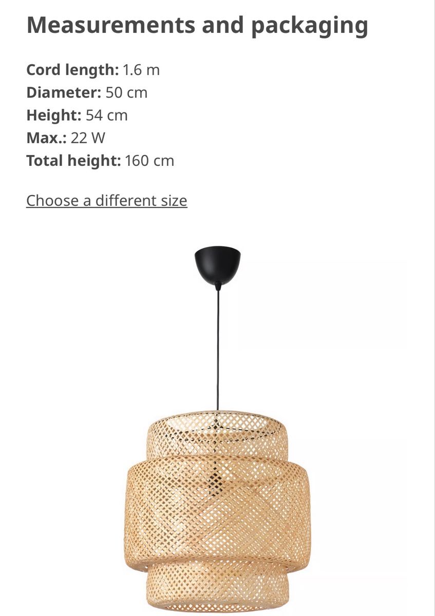 Ikea Lampadari & plafoniere: Lampe pendante SINNERLIG – Usato da Biel/Bienne venduto da mel_hx9c 2