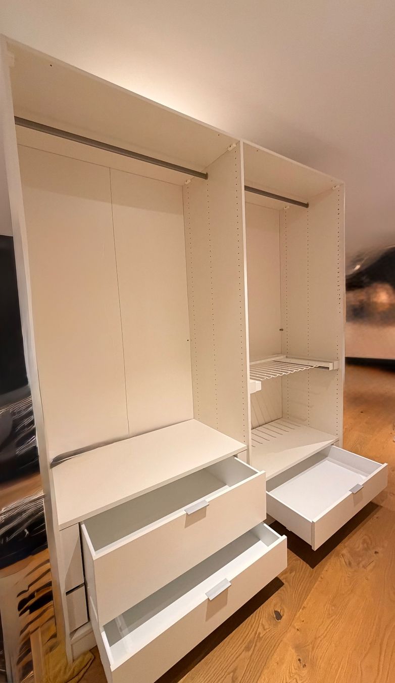 Interio Schränke: Kleiderschrank (2) System weiss gebraucht – Gebraucht aus Herrenschwanden von Schimar81 2