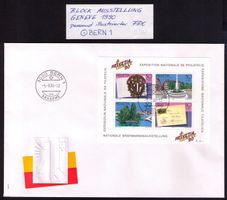 1990_Illustrierter FDC__ET speziell BERN 1 statt Genf !