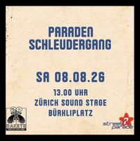 2 Tickets - Streetparade Rakete Schleudergang Bürkliplatz