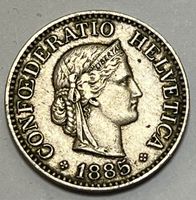 10 Rappen - 1885 B
