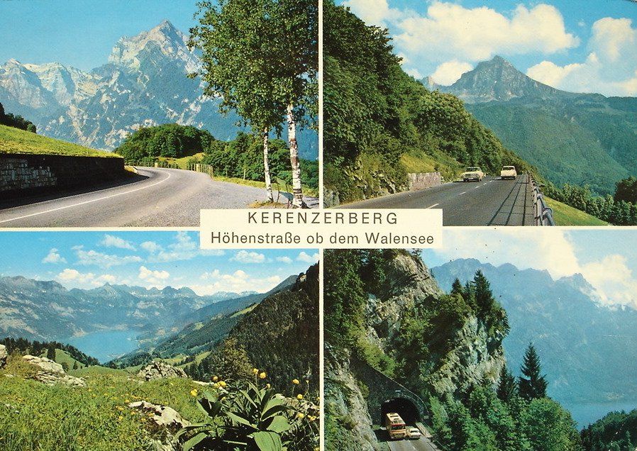 FILZBACH Kerenzerberg, Höhenstrasse ob dem Walensee, Auto (Gebraucht ...
