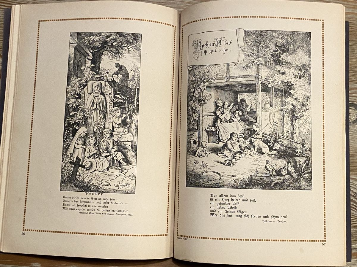 Libri: Ludwig Richter "Die gute Einfuhr" Holzschnitte – Usato da Düdingen venduto da Reconflo 5