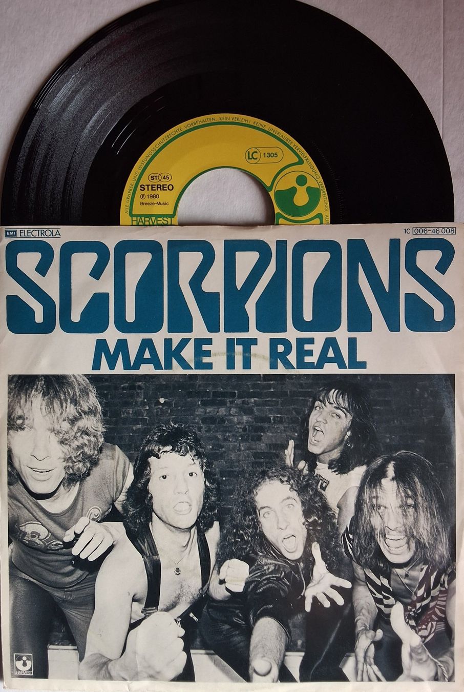 Dischi in vinile: Vinyl single  - Scorpions  - Make It Real -  Ger 80 - NM – Usato da Villeret venduto da Fil11