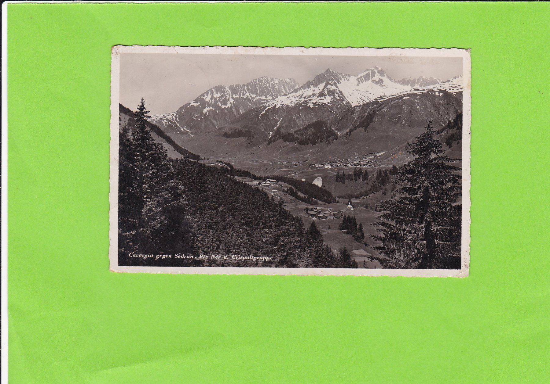 Cartoline postali: Cavorgia gegen Sedrun – Usato da St. Peterzell venduto da neckertal