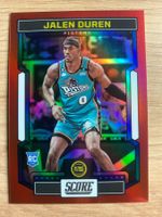 NBA Jalen Duren RC 100/149 LIMITED RED Score 22/23 🔥